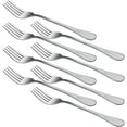 thumbnail image 1 of Unique Bargains 7 Inch Length Kitchen Gadget Metal Tableware Dinner Forks Silver Tone 8pcs, 1 of 1