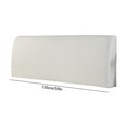 thumbnail image 3 of Uxgjfwu Fully Enclosed Elastic Headboard Cover, Stretchable Dust Proof Slipcover for Upholstered Headboards, Fits 1.5m and 1.8m Beds, Machine Washable, Modern, 3 of 8