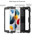 thumbnail image 2 of Funda TEKKU StandC uso rudo para iPad 9 8 7 10.2 Negra A2602 A2605 A2270 A2428 A2430 A2197, 2 of 8