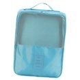 thumbnail image 4 of lingqin Travel Shoe Bag Shoe Carrying Bag, Zipper Closure, with Handle Premium Dustproof Blue, 4 of 9