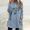 01 Blue, variant on Women's Round Neck And Winter Loose Solid Pocket Warm Long Sleeve Blouse Top