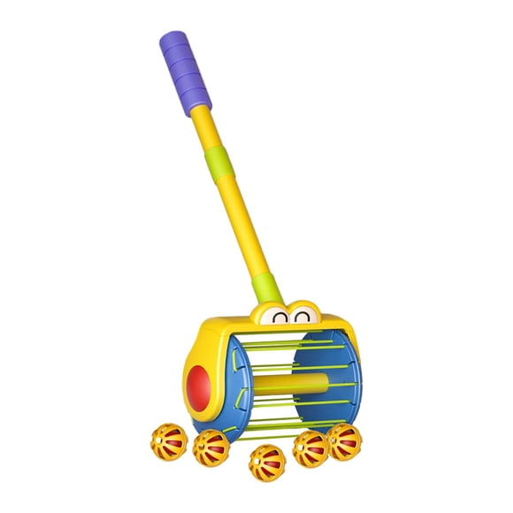 Juguetes para caminar para empujar, juguete para empujar para niños pequeños, desarrollo temprano interactivo preescolar, caminar para niños pequeños, aspiradora Hugo Juguetes para caminar