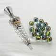 thumbnail image 3 of KAKOWELY ball Loaded Spring Rod Alloy Pinball Shooter Rod for Arcade Pinball Machine Parts Game Machine Accessory Universal Pinball Machine Pull Rod6.69"X1.38"X1.38", 3 of 4