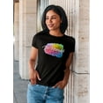 thumbnail image 2 of Im Blessed Colors  My Church My Faith Women Black T-Shirt, Female Small, 2 of 4