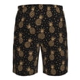 thumbnail image 6 of Naloa Gold Glitter Pineapples Men's Beach Shorts, Surfing shorts, Swim trunks, Quick Dry Swim Trunks for Surfing Beach Fun - X-Large, 6 of 9