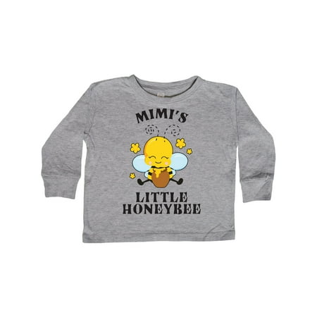 

Inktastic Cute Bee Mimi s Little Honeybee with Stars Gift Toddler Boy or Toddler Girl Long Sleeve T-Shirt