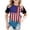 Blue, variant on Gerichy Summer Short T-Shirts for Girls Boys 4th Of July Shirt Girls Tees Toddler Kids USA Flag Independence Day Patriotic Kids Short Sleeve T Shirt Tops