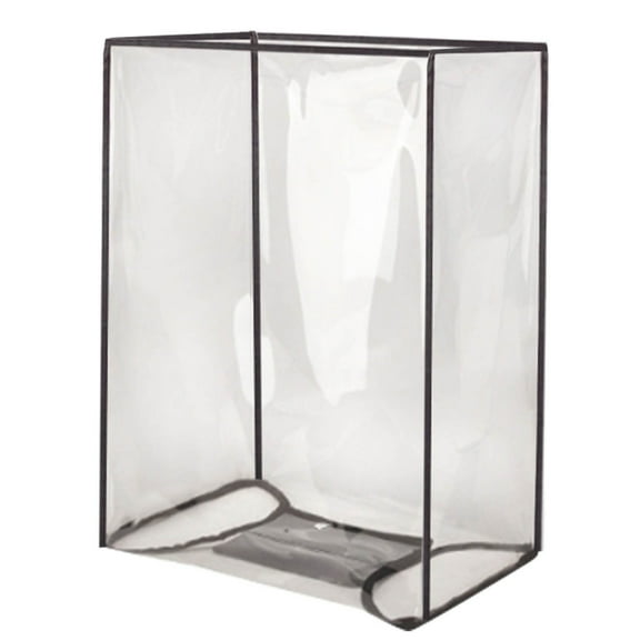 Luggage Case Protective Cover - Transparent , with Leather Edge, for Travel Suitcase