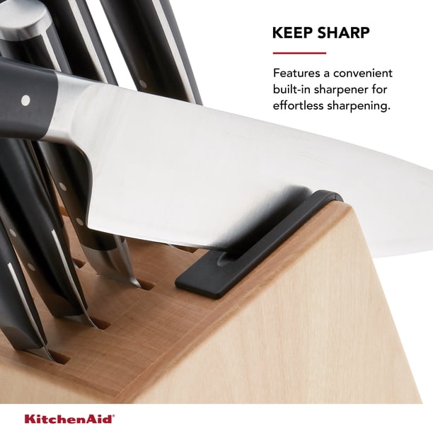 KitchenAid Gourmet 14-Piece Forged Triple Rivet Japanese Steel
