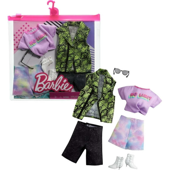 Barbie Fashion Pack with 1 Outfit & 1 Accessory Doll & 1 Each for Ken Doll Gift for 3 to 8 Year Olds