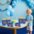 thumbnail image 5 of Happy Birthday Popcorn Buckets - Blue Gold Red Party Decor Snacks Containers 12 Pack, 5 of 8
