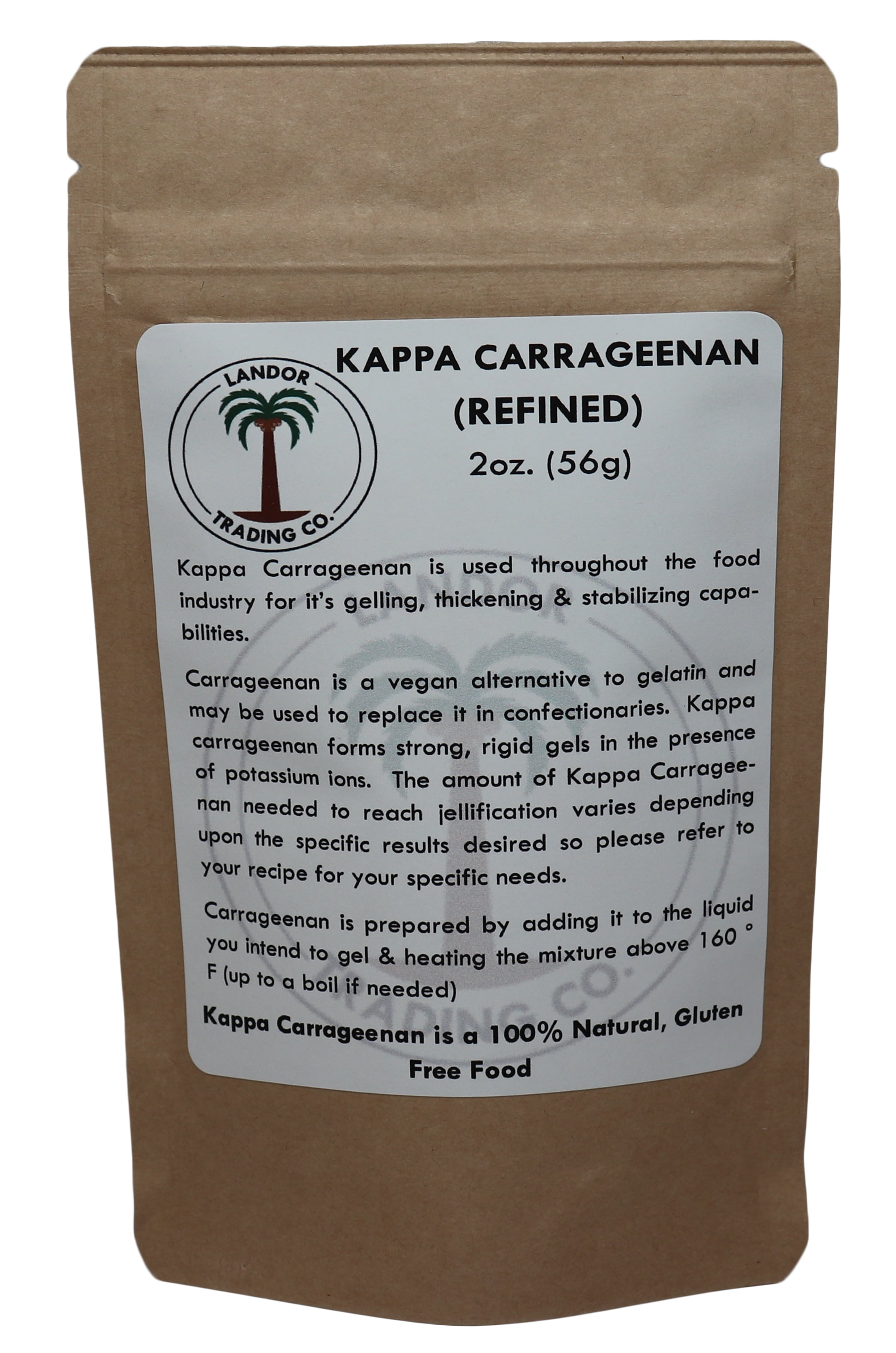 Kappa Carrageenan (Refined) 2 Ounces