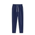 thumbnail image 6 of adviicd Women's Petite Cotton Sweatpants with Pockets (Navy, XL), 6 of 7