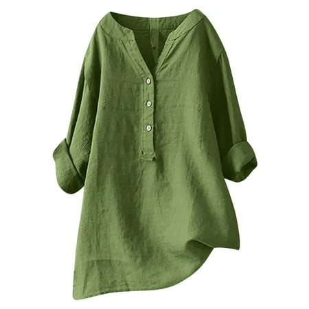 Lqideymx Warehouse Clearance Linen Corset Top Light Weight Long Sleeve Tops for Women Linen Blouses for Women Summer Plus Size Boho Tops for Women Shirts for Womens Tops Dressy Casual