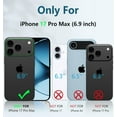 thumbnail image 2 of XUCP - pour iPhone 17 Pro-Max Étui : Protection Antichoc de Qualité Militaire avec Support / Texture Mate Robuste TPU / Étui de Protection Robuste - 6.9 Pouces Noir, 2 of 4
