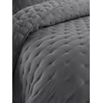 thumbnail image 6 of Chic Home Kamdan 7-Piece Stitched Quilt Set, King, Grey, 6 of 8