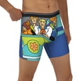 thumbnail image 4 of Lsque Scooby-Doo Pattern Men's Performance Stretch Underwear, Athletic Long Leg Briefs，Moisture-Wicking-X-Large, 4 of 6