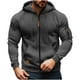 thumbnail image 2 of Ceisia Men's Oversize Hooded Full-Zip Color-Accent Fleece Hooded Jacket Gift, 2 of 9