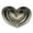 Nickel, variant on Nickel Decorative Aluminum Metal Heart Bowl Set Home Decor 8 in x 8 in x 2.5 in, by 90210 Kitchen and Bath