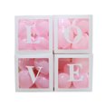 thumbnail image 1 of MasteelfCA 1 Set/4pcs Transparent Balloon Box Party Decorative Balloons Case Stylish Balloons Accessories for Wedding, 1 of 7