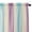 Lilac/Turquoise, variant on Kate Aurora 2 Pack Rainbow Striped Semi Sheer Linen Window Curtains - Assorted Colors