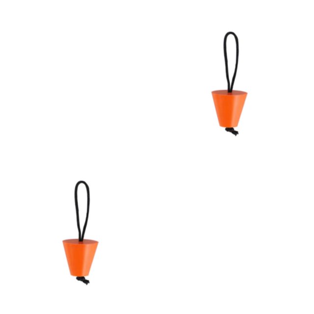 kurtrusly Kayak Strainer Scupper Plug Bung Kit Compact Size Great Sealing Convenience Boat Upgraded Fittings Lightweight Orange 2Set