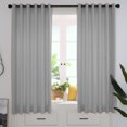 thumbnail image 2 of 2 unids/set Durable Espesar A prueba de moho Cortina a prueba de luz Dormitorio Sala de estar Gris oscuro (1#), 2 of 8