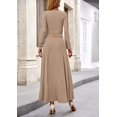 thumbnail image 2 of Conjunto de Vestido PRETTYGARDEN de Punto Acanalado con Top Corto y Falda Maxi Talla L, 2 of 7