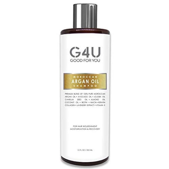 G4U Moroccan Argan Oil Sulfate Free Shampoo For Women and Men