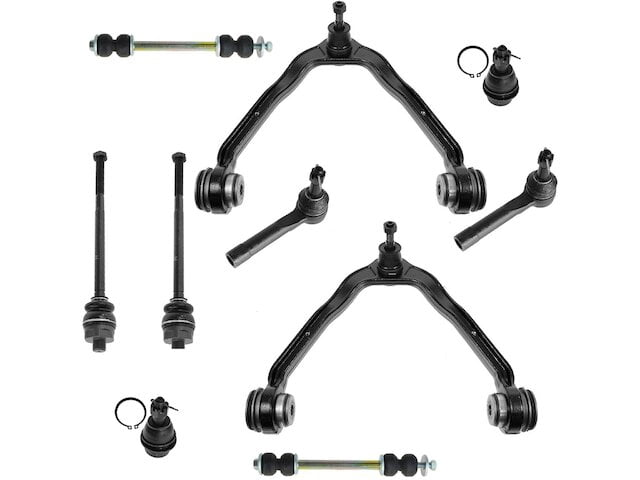 Detroit Axle - 4pc Front End Control Arms Kit for 2014-2019