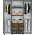 thumbnail image 2 of Closet Armable Fontan Chocolate Armario Recámara Excelsior, 2 of 5