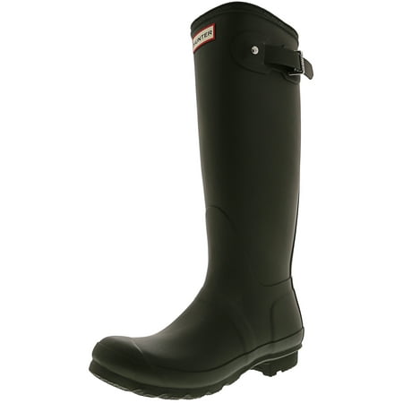 Hunter Women's Original Tall Dark Olive Knee-High Rubber Rain Boot -