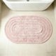 thumbnail image 4 of Alfombra de baño de microfibra suave absorbente - textura antideslizante en relieve, secado rápido, alfombra lavable a máquina, baño y cocina de baño, 4 of 5
