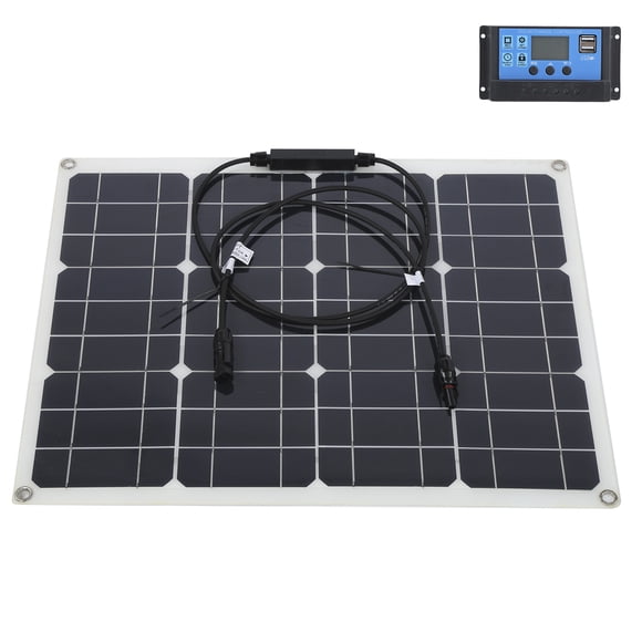 Panel Solar, Panel Solar De 40 W, Controlador PWM Solar Profesional, Para Ventana Interior