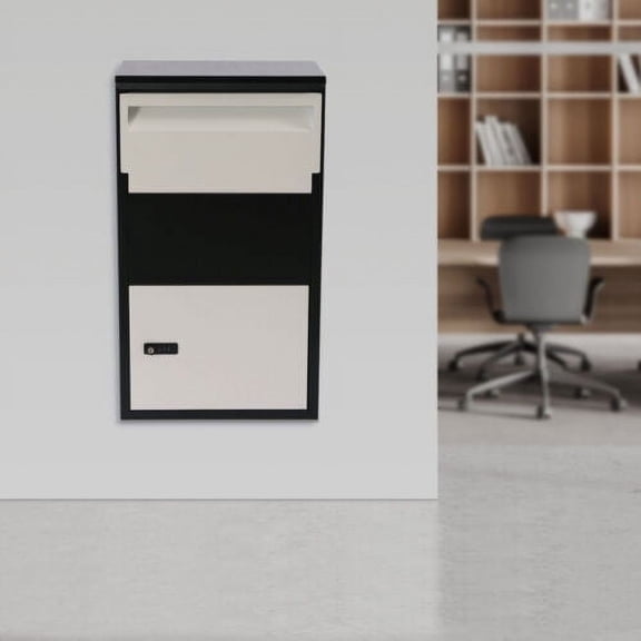 Wall Mounted Package Mailbox Parcel Drop Box Code Lock Package Delivery Storage