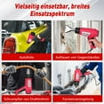 thumbnail image 5 of Heat Gun, 2000W Heavy Duty Hot Air Gun Kit with 4 Nozzles, Fast Heating and Dual Temperature Settings 572℉~968℉ (300℃-520℃), for Crafts, Shrink Wrapping/Tubing, Paint Removing, Soldering, 5 of 7