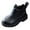 Z7 Black, variant on REDARER Toddler Girls Boots Ankle Boots with Side Zipper, Leather School Shoes for Little Kids, Easy On Comfortable Wear,Size:5-5.5 Years