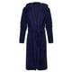 thumbnail image 2 of Men's Bath, Terry Robe Fleece Robe Plush Long Hooded Bathrobe, 2 of 5