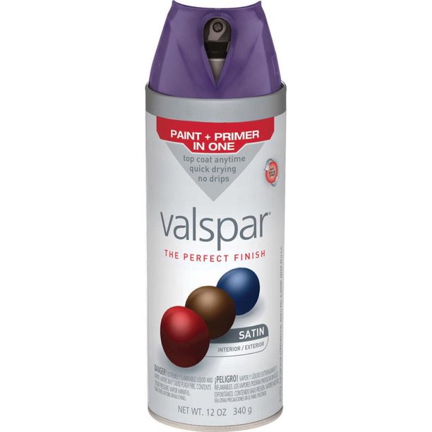 Premium Enamel Spray Paint Color Purple Satin (Set of 6) Walmart
