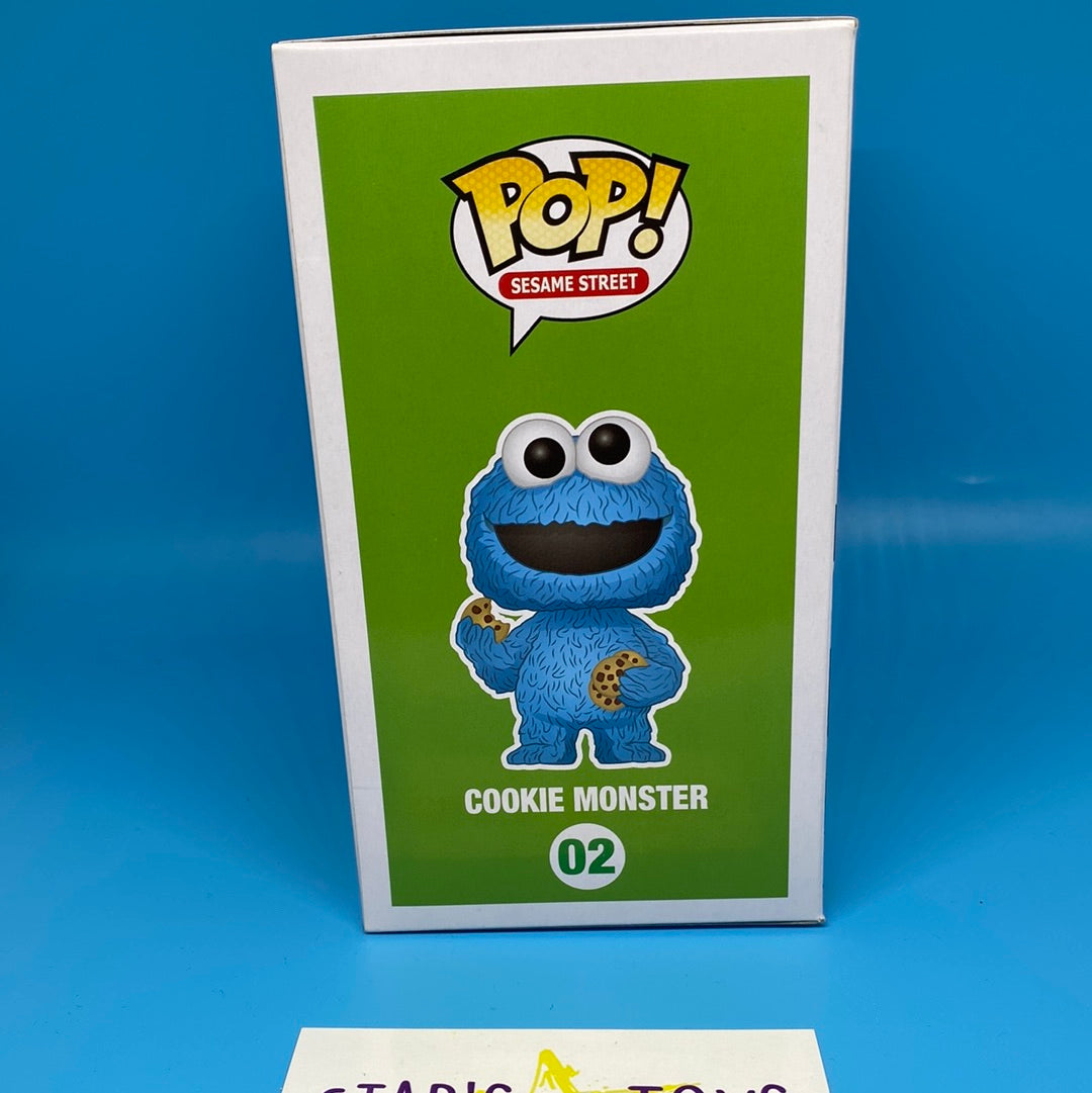 FLOCKED Cookie Monster Sesame Street 