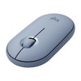 thumbnail image 2 of Logitech Pebble M350 - Souris - Optique - 3 Boutons - Sans Fil - Bluetooth, 2,4 GHz - Récepteur Sans Fil USB - Bleu Gris, 2 of 10