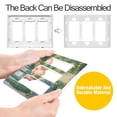 thumbnail image 4 of Yayeee Rocker Switch Wall Plate 1-Gang 4.6"x2.9" Home Decorative Outlet Cover, Art Garden Scene, 4 of 6