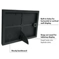 thumbnail image 4 of Americanflat 8x10 Front Loading Picture Frame with Shatter-Resistant Glass with 5x7 Mat 6 Pack Photo - Black, 4 of 8
