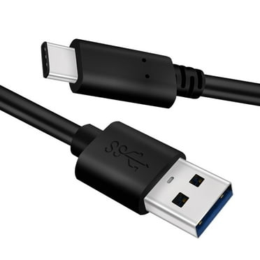 USB-C Cable, 10 Feet Long Heavy-Duty Fast Charging USB Charger Cable for Samsung, Motorola, TCL, BLU, Kyocera, iPad Pro, iPad Air, Google Pixel, Nokia, Type C - Black