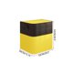 thumbnail image 2 of Bolsa de almacenamiento de gran capacidad con tapa | Organizador plegable de tela no tejida de 90 l para ropa, ropa de cama y juguetes | Diseño negro y amarillo, 2 of 6