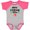 Baseball Heather and Hot Pink, variant on Inktastic Apple Picking Crew Boys or Girls Baby Bodysuit