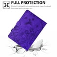 thumbnail image 4 of GSFY Case Compatible with Samsung Galaxy Tab A9 Plus/A9+ 5G 11 inch 2023 (SM-X210/X216/X218), Smart Premium PU Leather Wallet Stand Protective Shell with Stylus Holder Auto Sleep Wake, Purple, 4 of 7