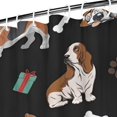 thumbnail image 3 of Basset Hounds with Bones and Presents Shower Curtain 72"x72" ,Bathroom Decorative Shower Curtains Set with 12 Hooks,Modern Waterproof Washable Shower Curtain, 3 of 6