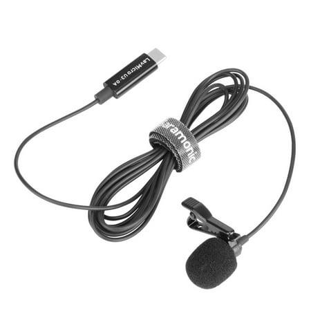 Saramonic - Clip-On Omnidirectional Lavalier Microphone designed for DJI Osmo Action (LavMicroU3-OA)