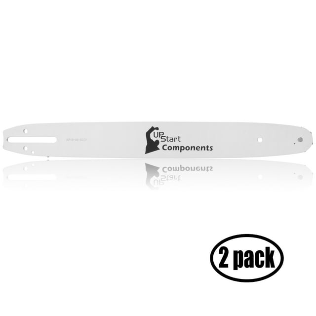2 Pack 16" Single Rivet Chainsaw Guide Bar for Kobalt KCS 180B06